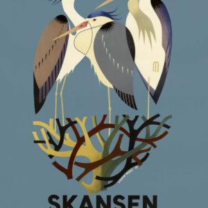 Hägrarna på Skansen, Affisch 50 x 70cm