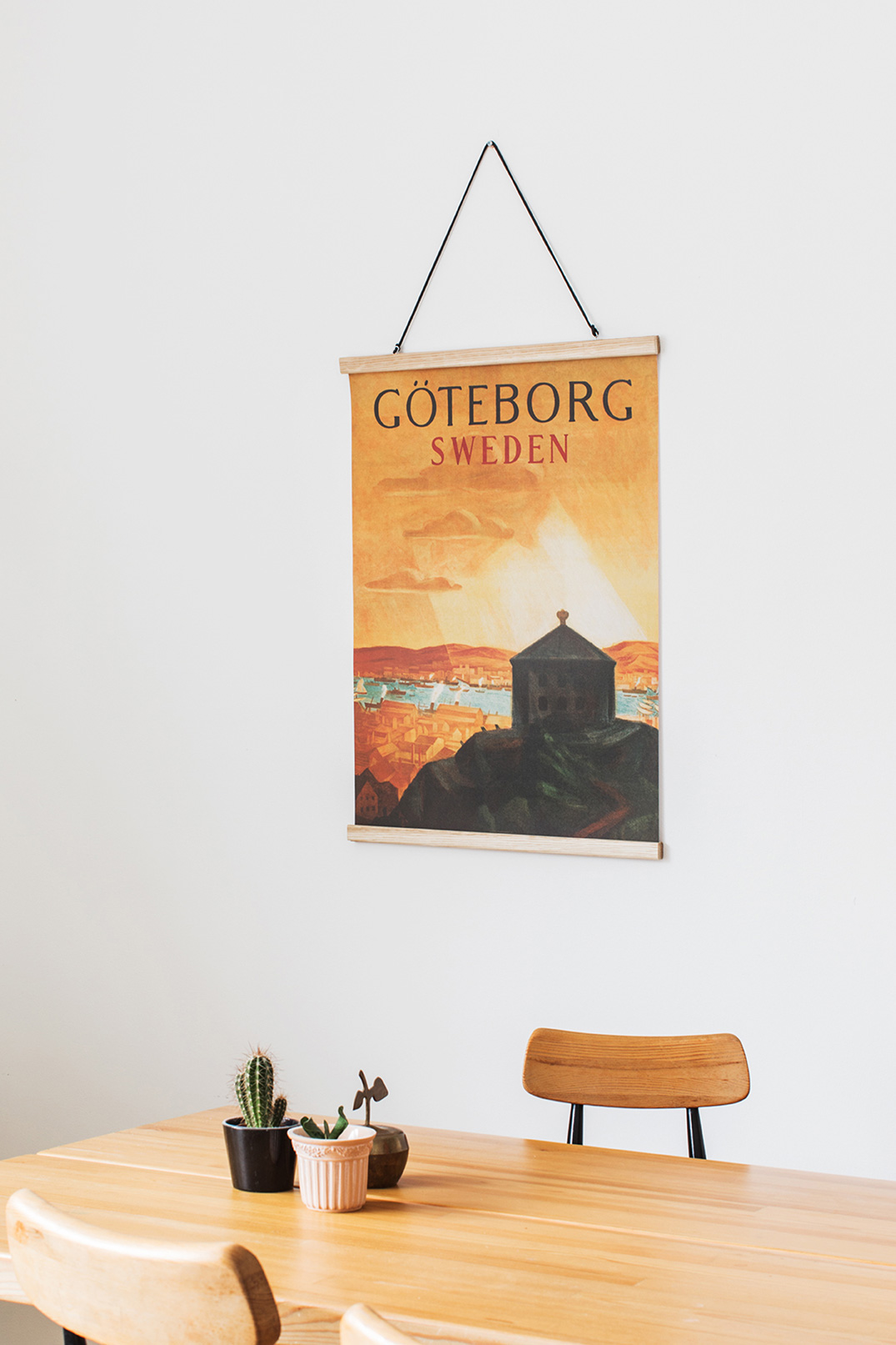 Affisch som föreställer staden Göteborg