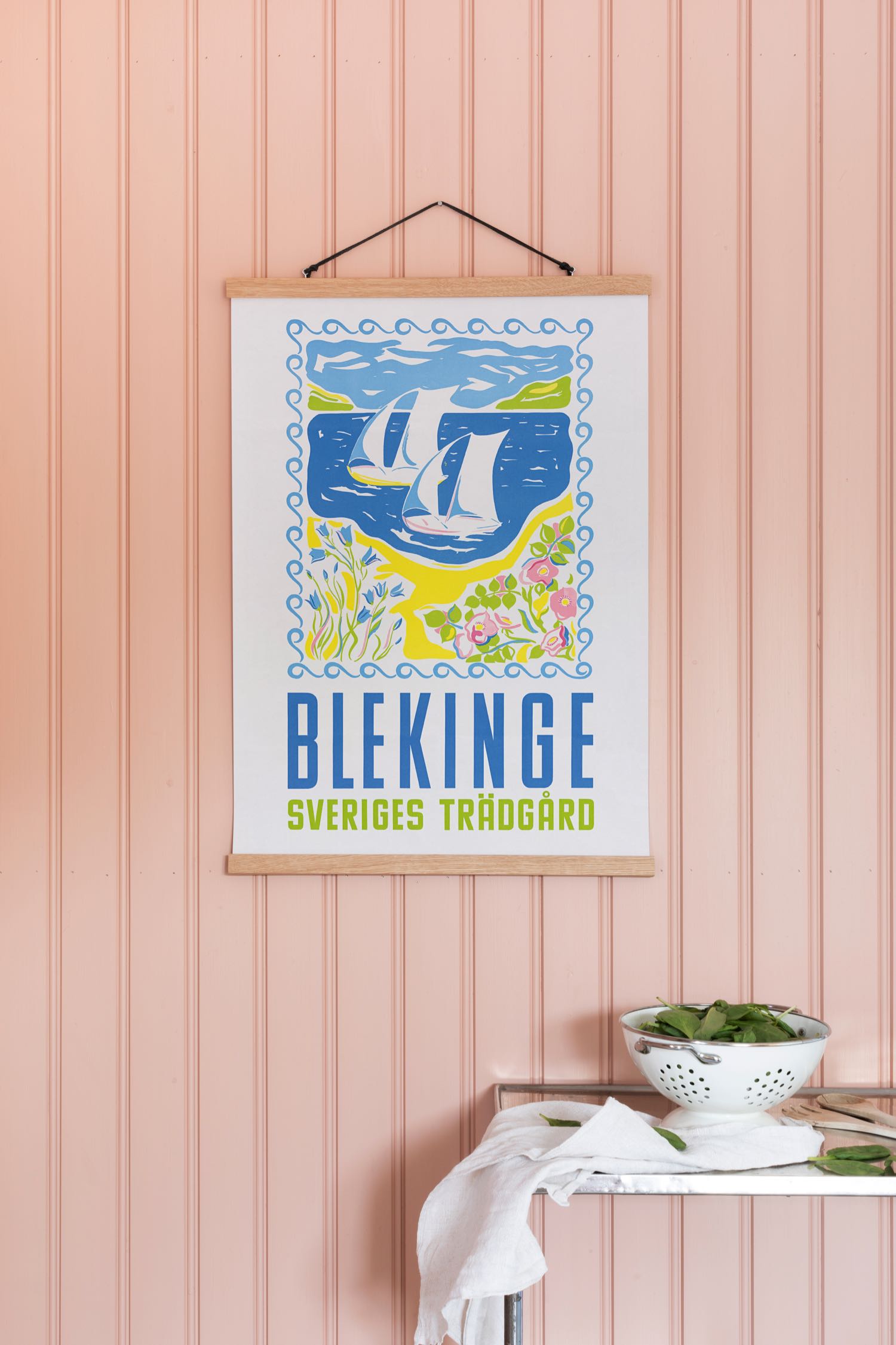 Affisch som föreställer Blekinge, Sveriges trädgård