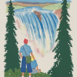 Jämtland Vattenfall, Affisch A4