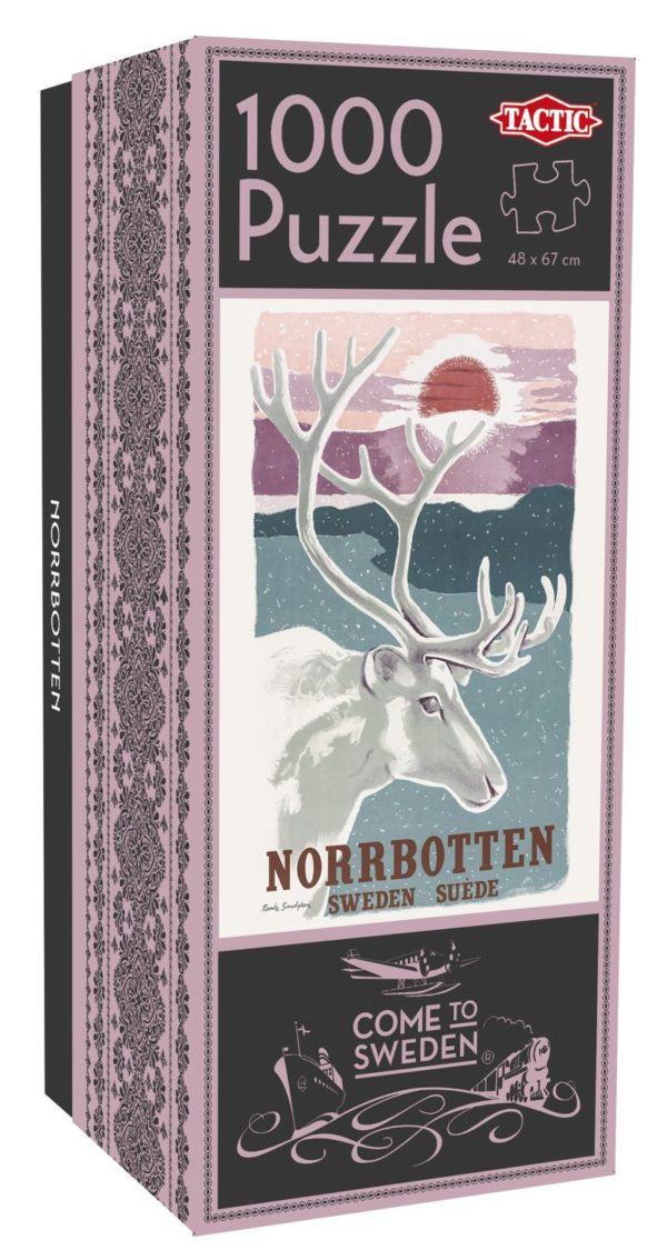 Sweden travel poster puzzle named “Norrbotten”.