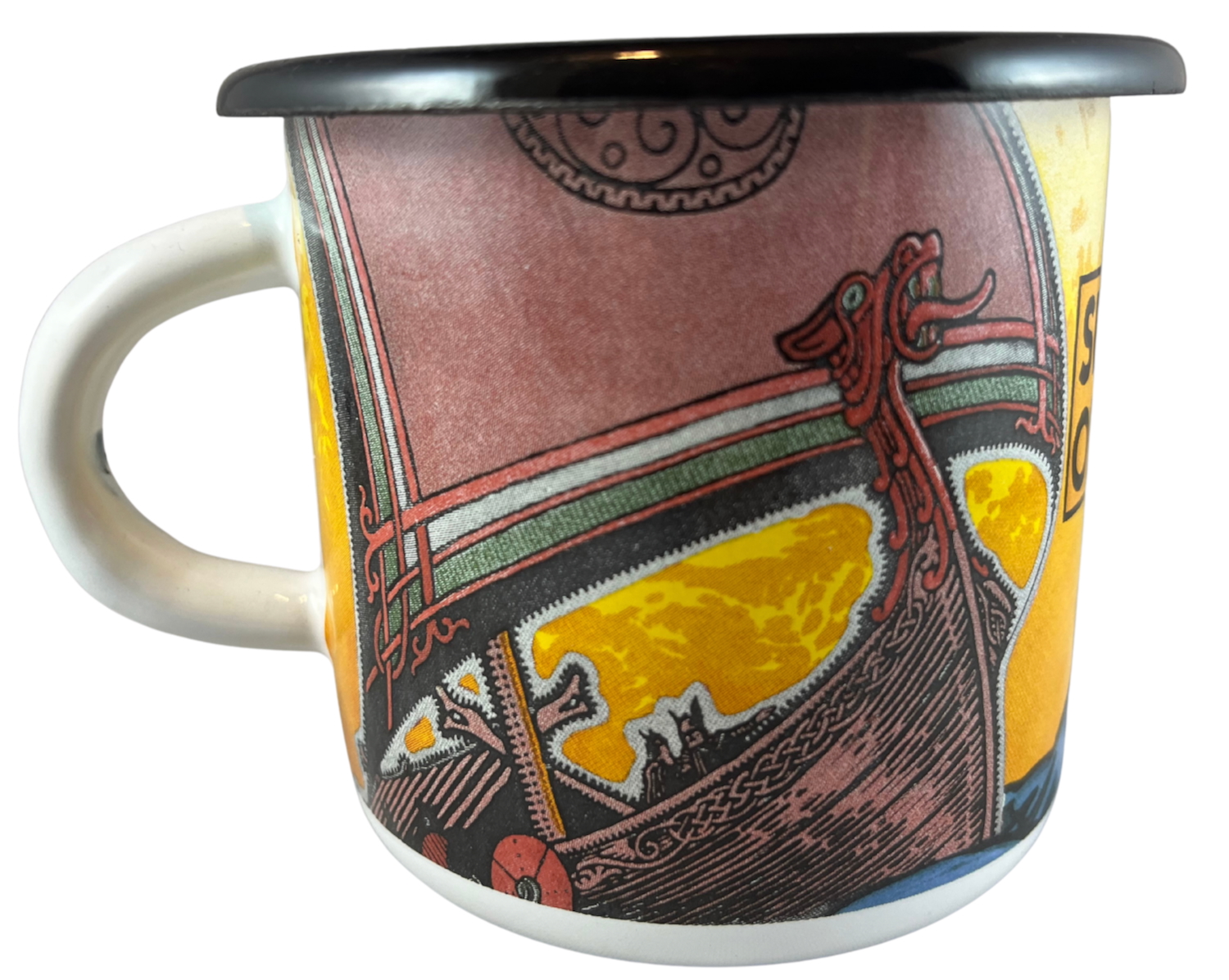 Namnlös design - 1 Moomin wooden card named “See the land of the Vikings”.