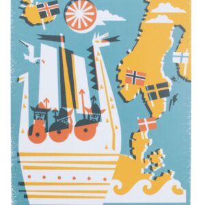 Lands of the Vikings poster som skärbräde
