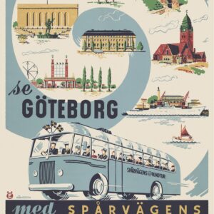 See Gothenburg (Göteborg), Poster 50 x 70 cm